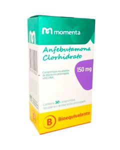 Anfebutamona Clorhidrato 150mg - 30 Comprimidos Recubiertos de Liberación Prolongada