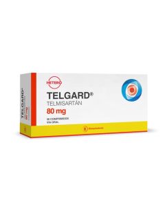 Telgard - 80mg Telmisartán - 30 Comprimidos
