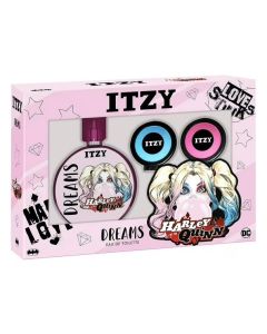 Itzy Dreams Harley Queen - Estuche Set Eau de Toilette 100ml + Tizas para el pelo