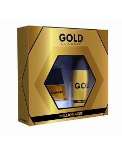 Millionaire Gold Classic - Estuche Set Colonia 60ml + Desodorante Spray 150ml