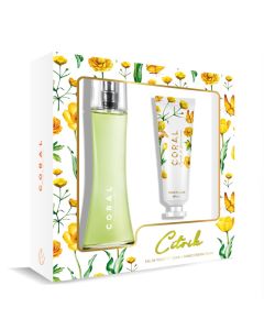 Coral Citrik - Estuche Set Eau de Toilette 100ml + Crema de Manos 50ml