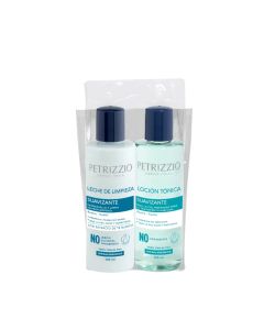 Petrizzio Suavizante - Estuche Set Leche de Limpieza 200ml + Loción Tónica 200ml