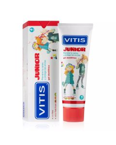 Vitis Junior - 75ml Pasta Gel Dental sabor Tutti-Frutti +6 años