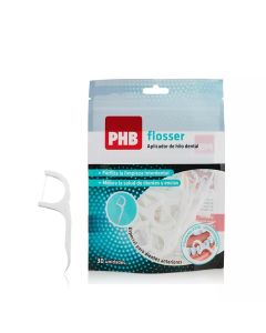 PHB Flosser- 30 Unidades Aplicador de Hilo Dental