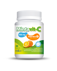 Mintavit-C - 500mg Vitamina C - 30 Comprimidos Masticables sabor Naranja