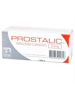 Prostalic - 0,4mg Tamsulosina - 30 Comprimidos Recubiertos de Liberación Prolongada