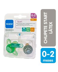 Mam Start - 2 Chupetes Start Látex 0-2 meses