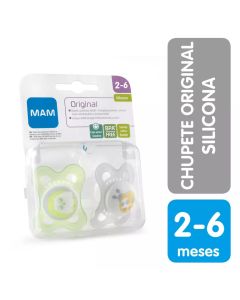 Mam Start - 2 Chupetes Original Silicona 2-6 meses
