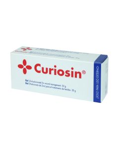 Curiosin - 0,1% Hialuronato de Zinc - 30 grs Gel para el Tratamiento de Heridas