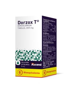 Dorzox T 20/5 - 5ml Solución Oftálmica
