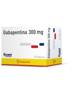 Ascend - 300mg Gabapentina - 30 Cápsulas