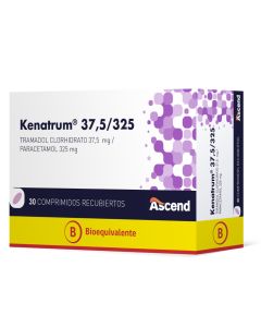 Kenatrum 37,5mg/325 - 30 Comprimidos Recubiertos