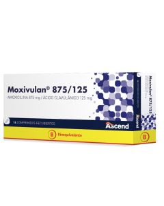 Moxivulan 875/125 - 14 Comprimidos Recubiertos