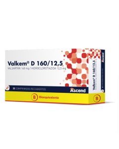 Valkem D 160/12,5 - 30 Comprimidos Recubiertos