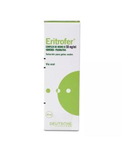 Eritrofer - 50mg/ml Complejo Hierro III - 20ml Solución para Gotas Orales