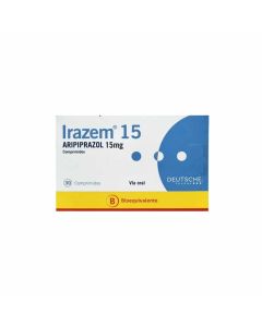 Irazem - 15mg Aripiprazol - 30 Comprimidos