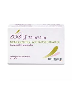 Zoely 2,5mg/1,5mg - 28 Comprimidos Recubiertos