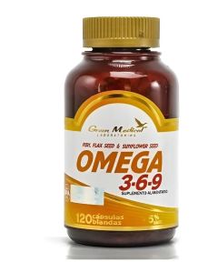 Green Medical - 1000mg Omega 3 6 9 - 120 Cápsulas Blandas