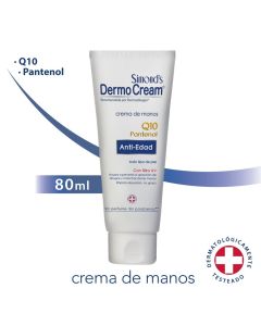 DermoCream Q10 Pantenol Anti-Edad - 80ml Crema de Manos