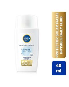 Nivea Sun Invisible Daily Fluid 40ml Protector Solar Facial FPS50+