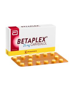 Betaplex - 25mg Carvedilol - 30 Comprimidos