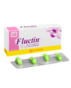 Fluctin - 150mg Fluconazol - 4 Cápsulas