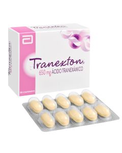Tranexton - 650mg Ácido Tranexámico - 30 Comprimidos Recubiertos