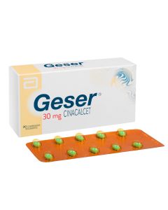 Geser - 30mg Cinacalcet - 30 Comprimidos Recubiertos