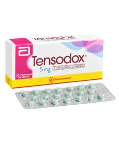 Tensodox - 5mg Ciclobenzaprina - 20 Comprimidos Recubiertos 