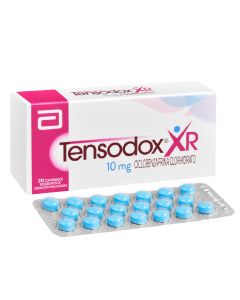 Tensodox XR - 10mg Ciclobenzaprina - 20 Comprimidos Recubiertos de Liberación Prolongada