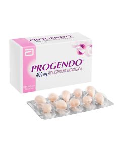 Progendo - 400mg Progesterona Micronizada - 30 Cápsulas Blandas