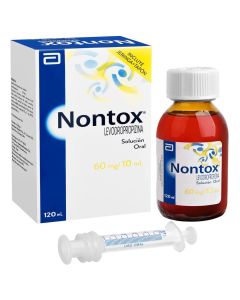 Nontox - 60mg/10ml Levodropropizina  - 120ml Solución Oral 