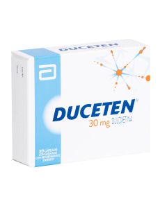 Duceten - 30mg Duloxetina - 30 Cápsulas con Gránulos con Recubrimiento Entérico