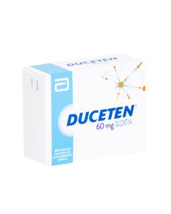 Duceten - 60mg Duloxetina - 30 Cápsulas con Gránulos con Recubrimiento Entérico
