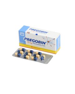 Pregobin - 75mg Pregabalina - 30 Cápsulas