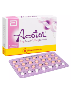 Acotol - 28 Comprimidos Recubiertos - Anticonceptivo Oral