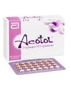Acotol - 28 Comprimidos Recubiertos - Anticonceptivo Oral