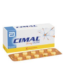 Cimal - 20mg Citalopram - 30 Comprimidos Recubiertos