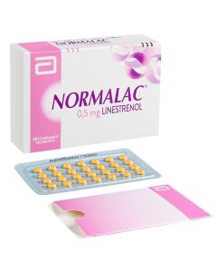 Normalac - 0,5mg Linestrenol - 28 Comprimidos Recubiertos