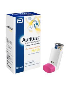 Aurituss 25/125 - 120 dosis Aerosol para Inhalación