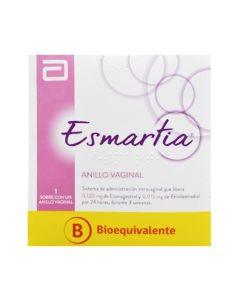 Esmartia - 1 Anillo Vaginal Anticonceptivo