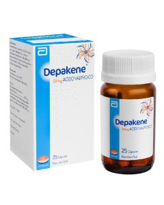 Depakene - 250mg Ácido Valproico - 25 Cápsulas
