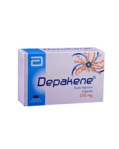 Depakene - 250mg Ácido Valproico - 100 Cápsulas Blandas