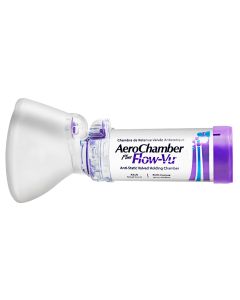 AeroChamber Plus Adulto válvula chica - 1 Unidad Cámara Inhalatoria