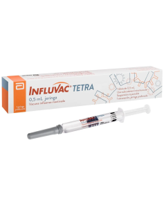 Influvac Tetra - 1 Jeringa Prellenada de 0,5ml Vacuna contra la Influenza