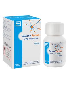 Valcote Sprinkle - 125mg Divalproato de Sodio - 50 Cápsulas
