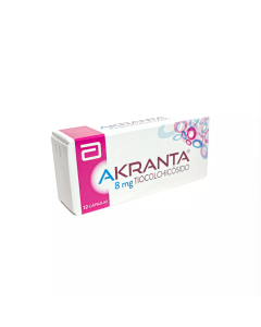 Akranta - 8mg Tiocolchicósido - 12 Cápsulas