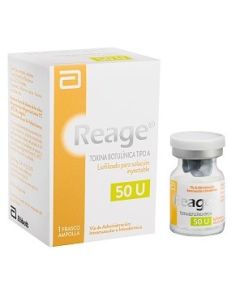 Reage 50U - 50U Toxina Botulínica tipo A - 1 Frasco Ampolla Liofilizado para Solución Inyectable