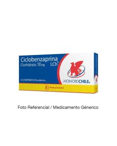 Ciclobenzaprina 10mg - 20 Comprimidos Recubiertos