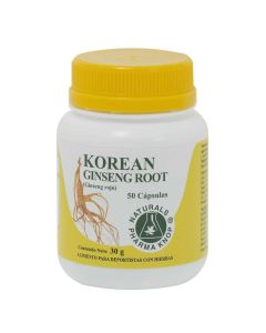 Ginseng Rojo Koreano - 50 Cápsulas